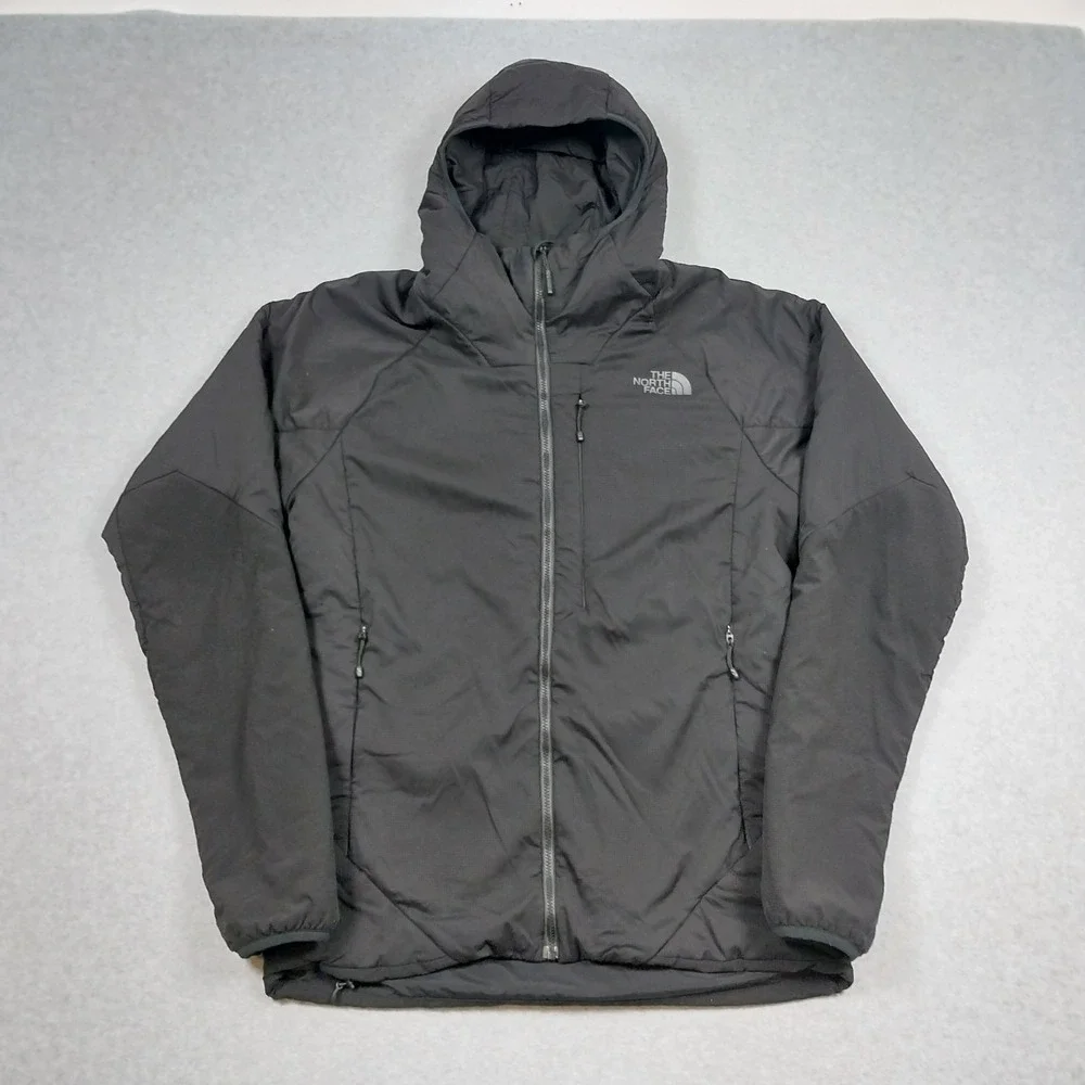 The North Face Jacket Mens Small Black Ventrix Hooded Insulated Hiking